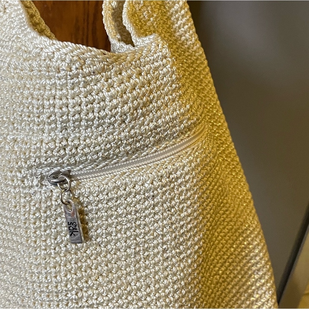 The Sak crocheted shoulder bag.